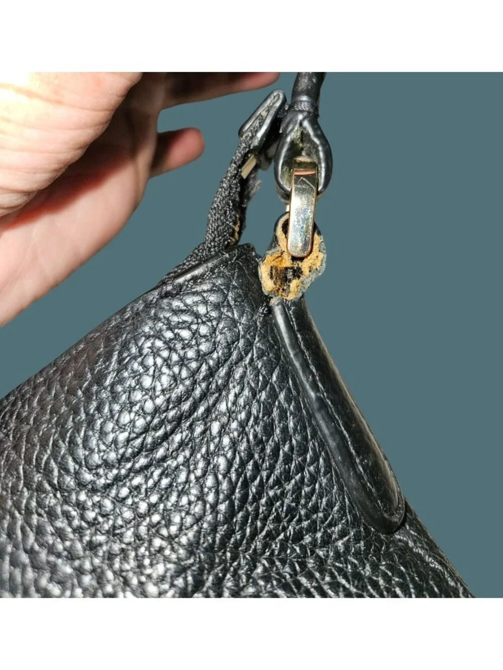 Kate Spade On Purpose Zip Pocket Crossbody Black Leather Bag